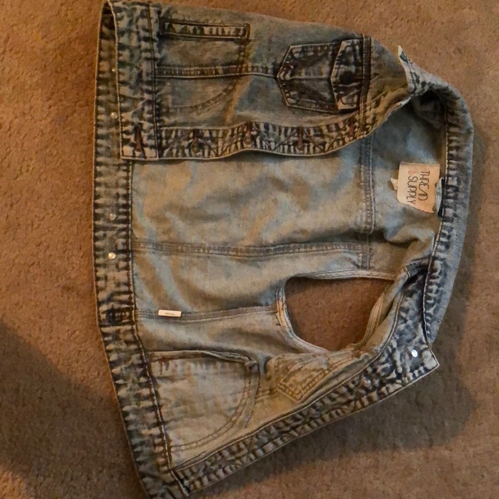 Distressed Denim Jacket - Picture 2 of 2